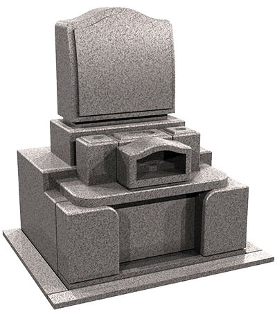 ゆとり1㎡区画墓石イメージ